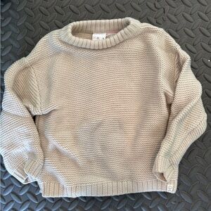 Zara Beige Knit Pullover
